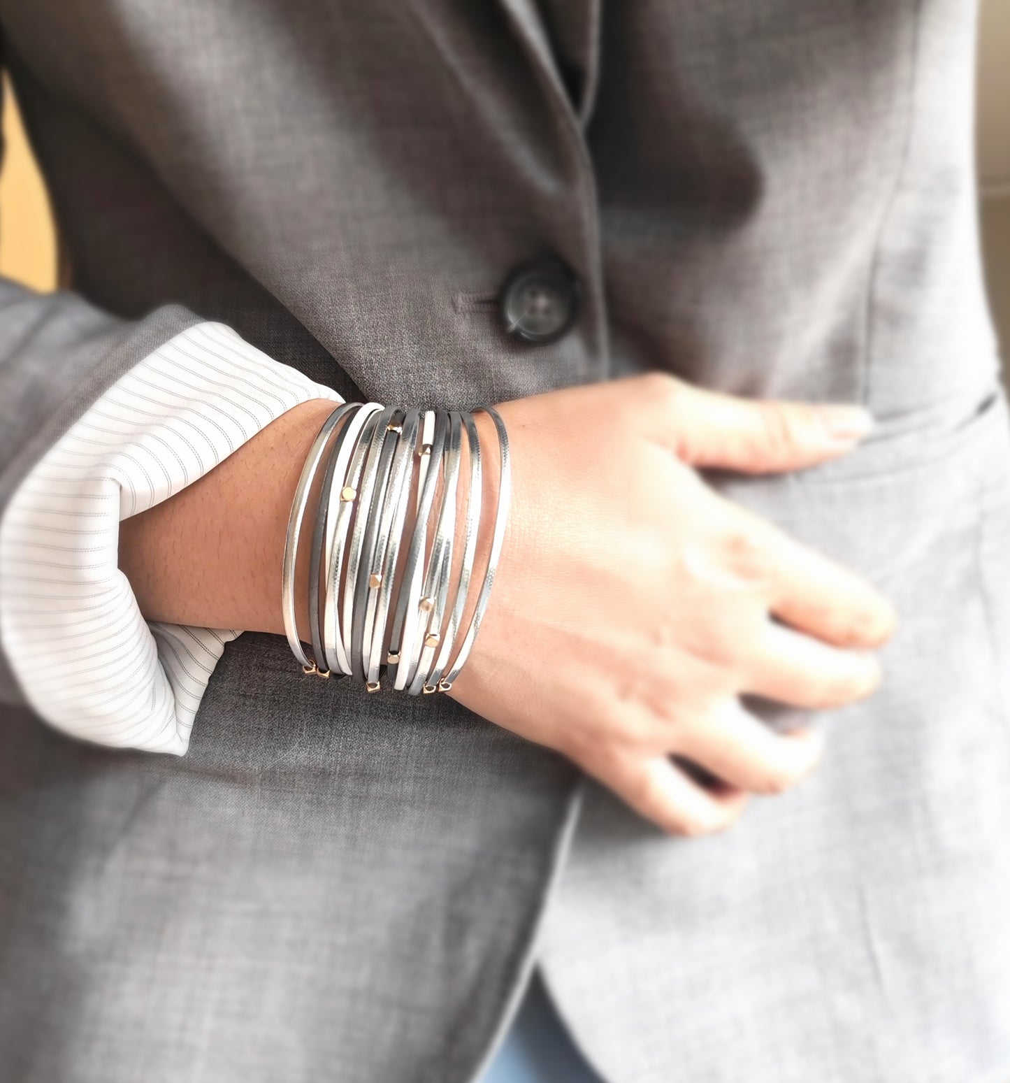 Pulsera Sendero Plata