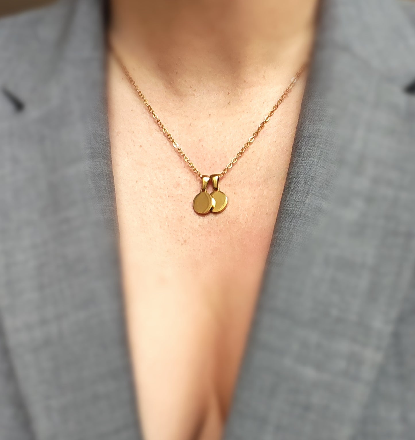 Collar Simbolico Iniciales Oro/Plata