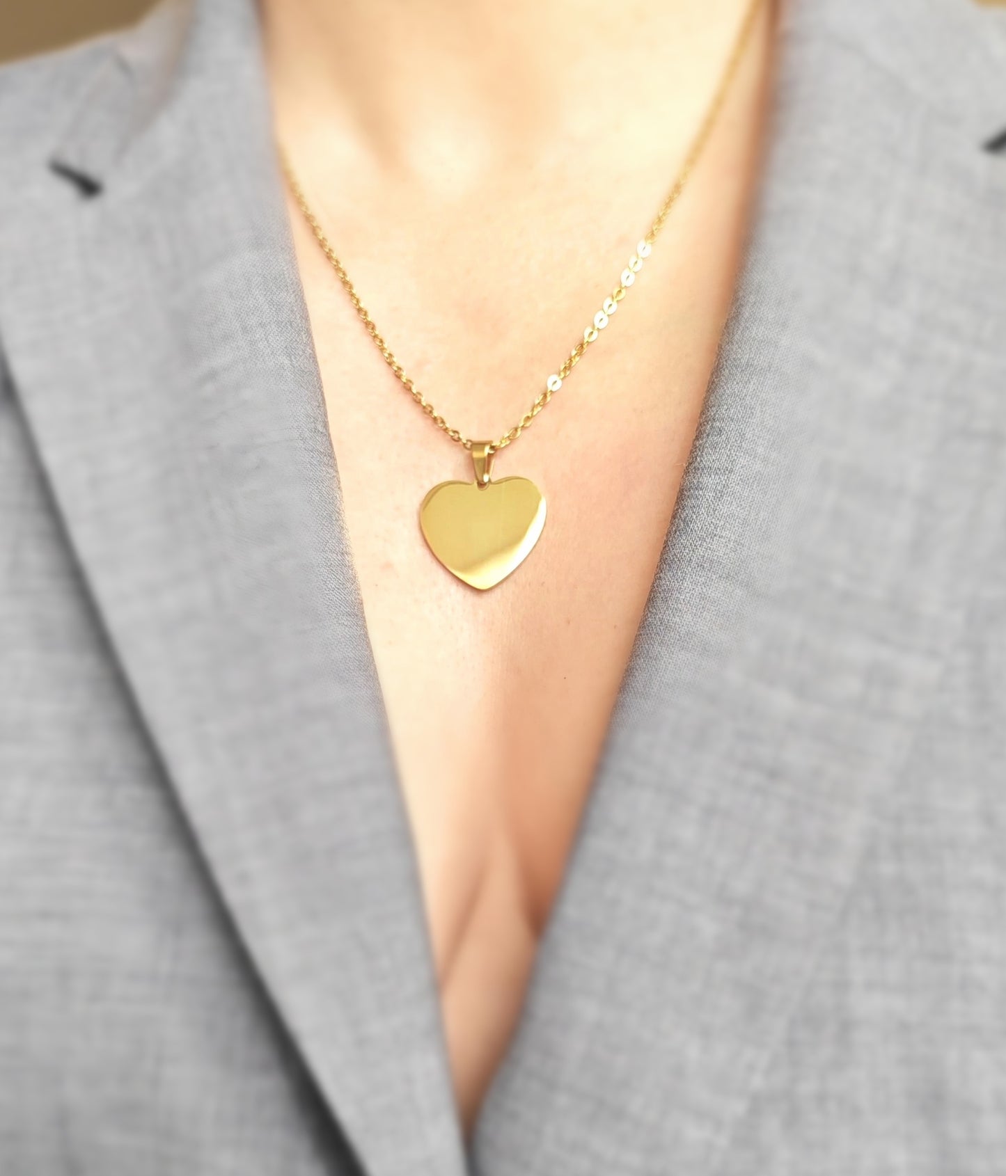 Collar Simbólico Corazón Oro/ Plata